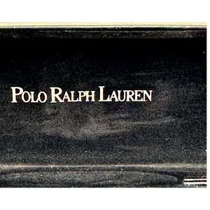 Polo Ralph Lauren Eyeglass Case Black Hard Shell Velvet Lined thumbnail 6