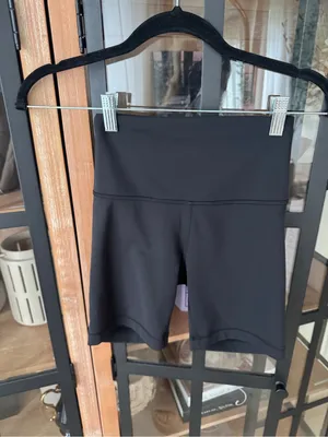 Lululemon Wunder Train High-Rise Shorts 6" drawstring adjustable waisted biker thumbnail 6