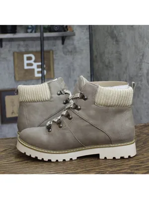 NWT Cliffs By White Mountain Hiking Booties with Lug Sole Ice Gray / Fabric 10M thumbnail 12