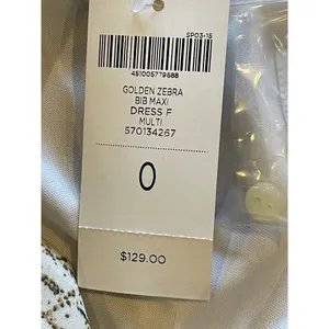 Chico's Black And Gold Zebra Print Jersey‎ Sleeveless Halter Neck Maxi Dress S thumbnail 10