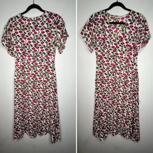 Roller Rabbit Floral Midi Dress Size XS thumbnail 3