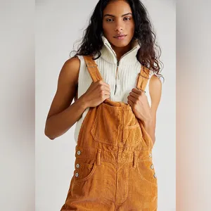 Free people ziggy cord overall jumpsuit thumbnail 4