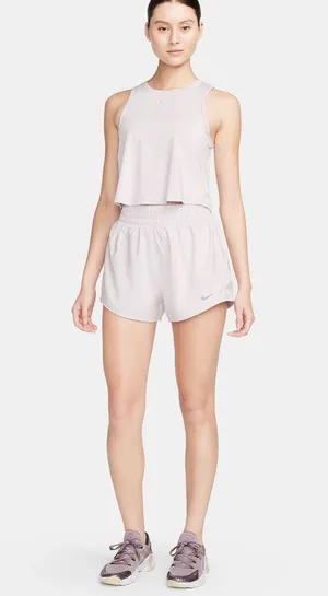 Nike One Women's Dri-FIT High-Waisted 3" Brief-Lined Shorts thumbnail 7