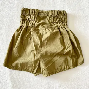 FP Movement The Way Home Shorts Womens Size XS Olive Green Running Nylon Smocked thumbnail 7