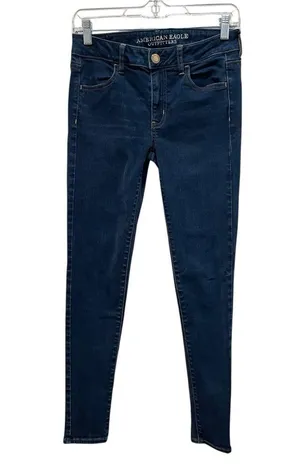 American Eagle Outfitters Jegging Dark Wash Women’s Size 4 Regular thumbnail 1