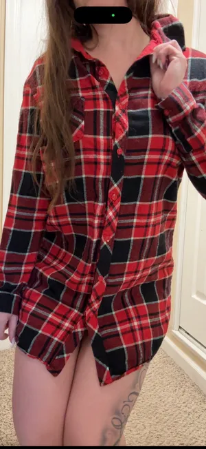 Sonoma Red Black Plaid Flannel Pj Shirt thumbnail 4