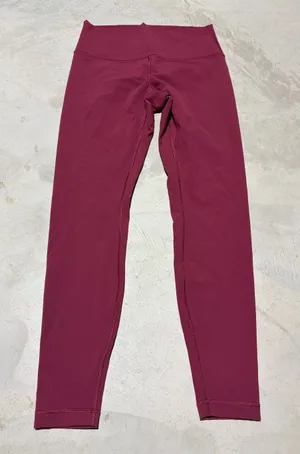 Lululemon Wunder under high-rise Burgundy Leggings 10 thumbnail 1