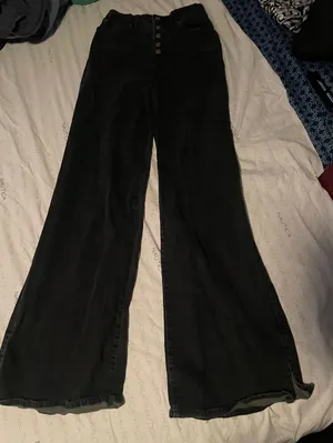 Women Wide Leg Jeans Size 5 thumbnail 1