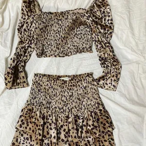 The Pants Store Cheetah Print Two Piece Set thumbnail 1
