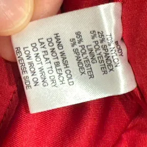 Jlux label slinky sparkly red dress size small thumbnail 5