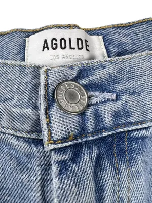 Agolde Pinch High Rise Straight Denim Blue Jeans Size 32 thumbnail 9