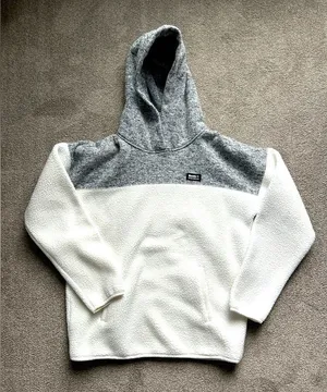 Roots oversized fleece hoodie thumbnail 1