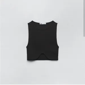 ZARA Black seamless crop top Size XS/S thumbnail 4