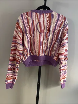 NWT Forever 21 Coogi Inspired Knit Crew Neck Sweater Size Medium thumbnail 2