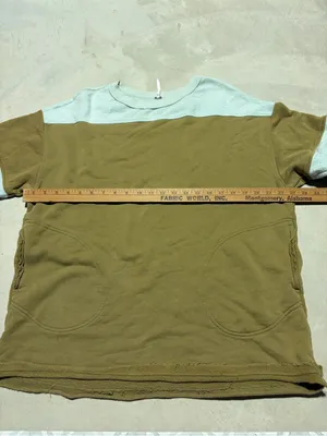 Free people jordan colorblock Two-Tone Olive & mint Pullover Sweater XS thumbnail 9