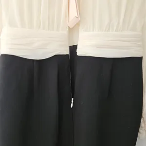 $495‎ Cinq à Sept Holiday Elena White Black Sheer Blouson Mini Dress Sz 2 NEW thumbnail 13