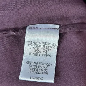 Young Fabulous & Broke Susan Blouse Small Plum Raisin Hidden Button Front NWOT thumbnail 14