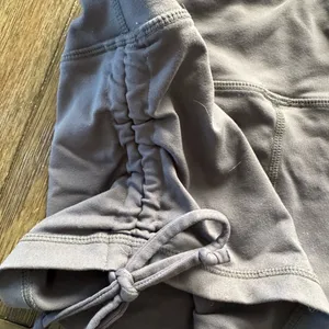 SAVAGE Women's Gray Shorts RUCHED PULL STRING SIZE LARGE thumbnail 3