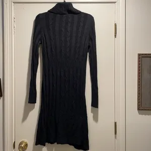 𝅺Alfani Silk Angora Knit Long Sleeve Sweater Dress Shawl Collar Size L thumbnail 8