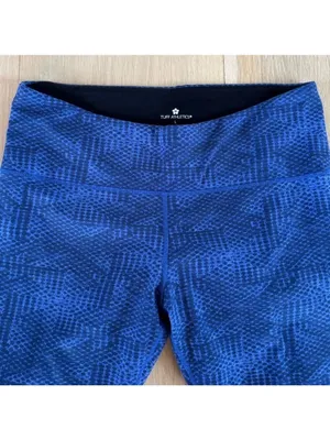 Tuff Athletics Blue Leggings Yoga Exercise Pants Size Large thumbnail 2