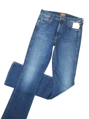 NWT Mother The Double Insider in Fruit Carts Bootcut Stretch Jeans 28 thumbnail 5