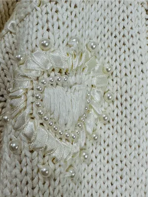 Cream Textured Button thumbnail 6