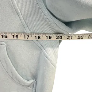 Lululemon Scuba Oversized Half-Zip Hoodie Womens XS-S Powder Blue Fleece Casual thumbnail 10