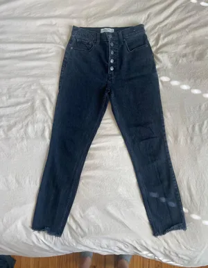 Abercrombie Black High Rise Jeans thumbnail 2