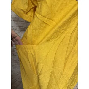 Emory rose M Yellow Midi Length Pockets Buttons‎ Sheath Overaize Size M thumbnail 4