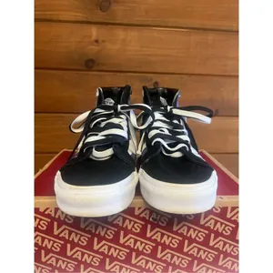 Vans Unisex sk8 hi-rise camo black/purple Womans Sz 9 thumbnail 7