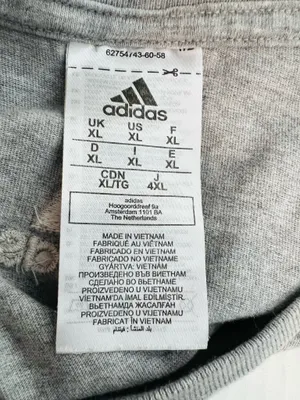 Adidas Men’s Gray Long Sleeve Tee Shirt thumbnail 5