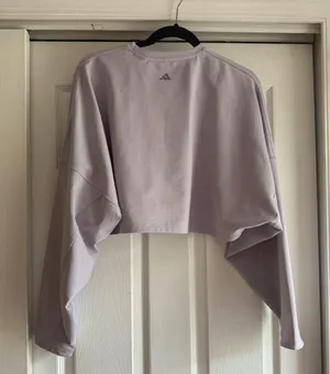 Adidas Training Yoga Studio Cropped Long Sleeve Top thumbnail 5