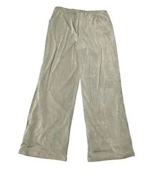 Lulus Make You Do A Double Take Light Green Wide Leg Pants Elastic Waist XL thumbnail 3