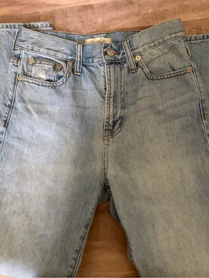 Madewell The Perfect Vintage Jean Size 25 Light Wash High Rise Straight Leg thumbnail 1