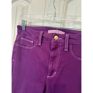 Joes Jeans Purple Flawless High Rise Honey Curvy Cropped Boot Jeans‎ Size 29 thumbnail 4