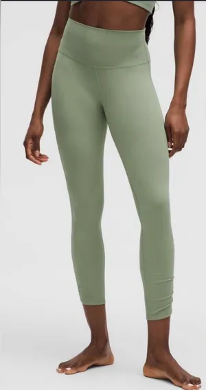 lululemon Women's Align Ruched Petal-Hem 25" Leggings size 12 NWOT thumbnail 1