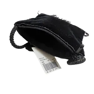 Velvet Beaded Leopard Mini Crossbody Shoulder Bag thumbnail 4