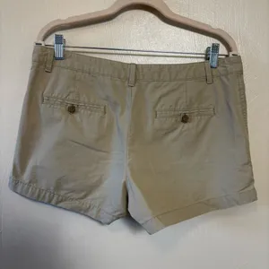 Gap Womens Shorts Chino Khaki‎ 100% Cotton Pockets Short Tan Size 8R thumbnail 5