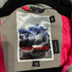 GSOU SNOW Paint Splatter Snowboarding Insulated Jacket Size XS Regular Fit NWOT thumbnail 15