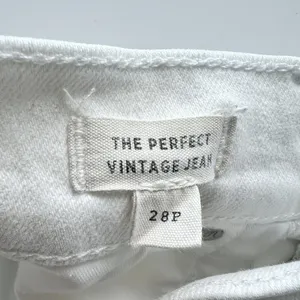 Madewell jeans size 28p 28 petite Perfect Vintage Jean in Tile White thumbnail 9