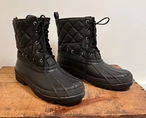 Sperry Top-Sider Gosling Duck Boots Sz 9 Black thumbnail 1