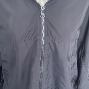 Zara Cropped Jacket Black Small Long Sleeve Fall Winter Windbreaker Gorpcore thumbnail 6