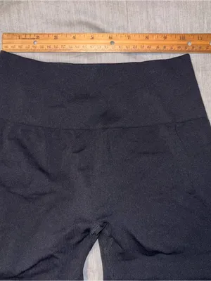 Aurola Black High Waist Bike Shorts 4”, Small, From Amazon thumbnail 7