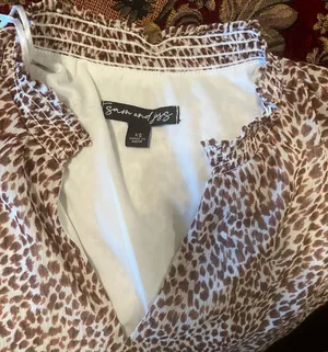 Leopard print midi dress Brown Size XS thumbnail 5
