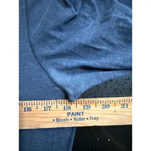 Lululemon Womens Long Sleeve Crewneck Athletic‎ Top Heathered Navy Blue 2704 thumbnail 3