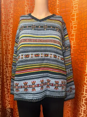 Fiorlini International Medium Pullover Sweater Like New Cozy Top thumbnail 1