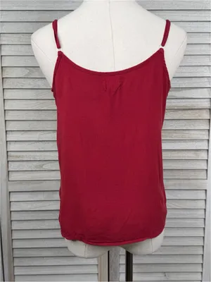 L.A. HEARTS Red Y2K Minimalist Capsule Cami Top-Medium thumbnail 2