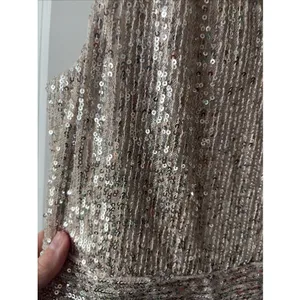 Draper James Silver Sequin Dress Size 10 Sleeveless New without Tags thumbnail 3
