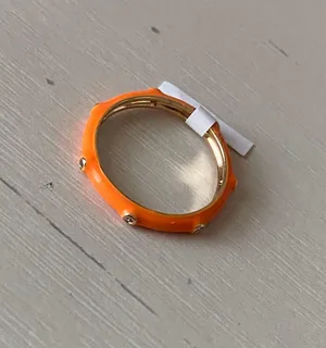 BaubleBar NWT  orange studded band ring thumbnail 1