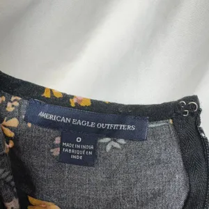 American eagle black floral lace up thumbnail 4